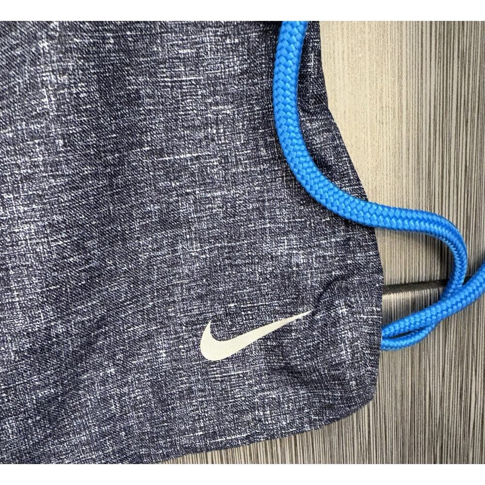 Nike Heritage Drawstring Backpack Blue Lightweight - Picture 2 of 6